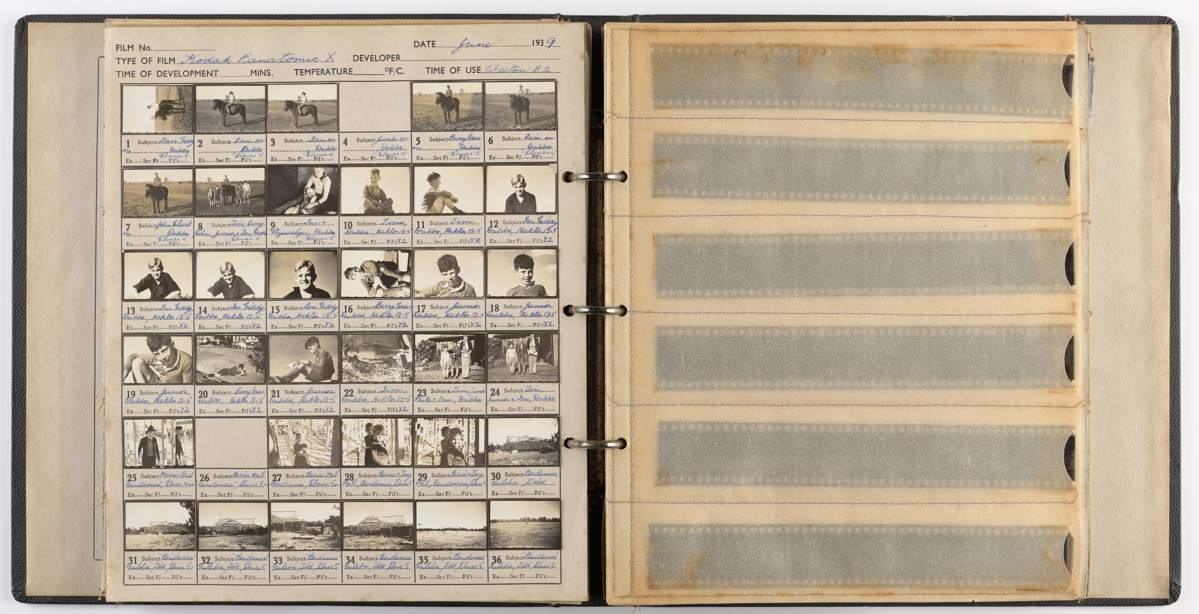 Contact Prints by Marcia AM Clark (CC BY-SA)