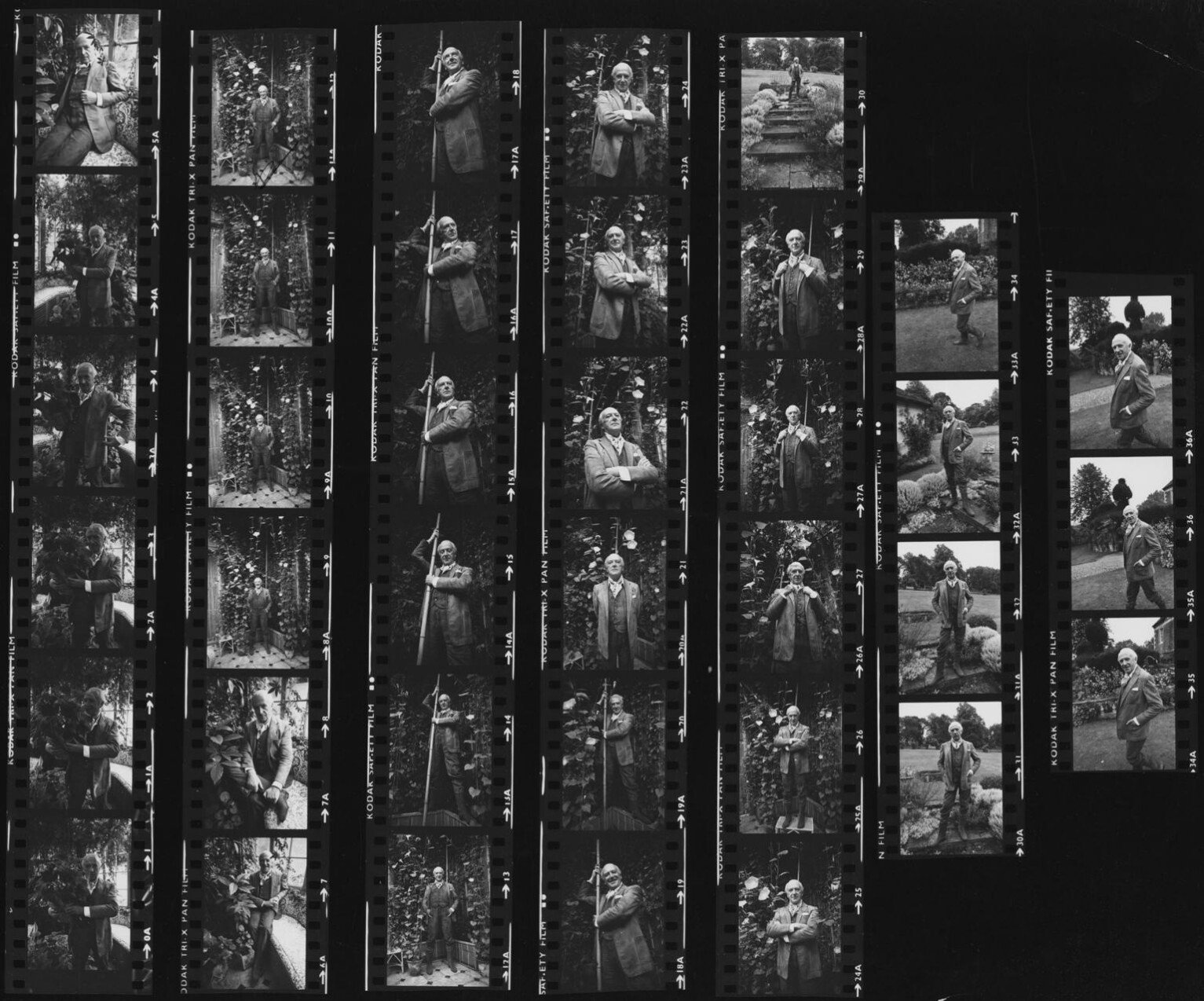 White House photo office contact sheet (public domain)